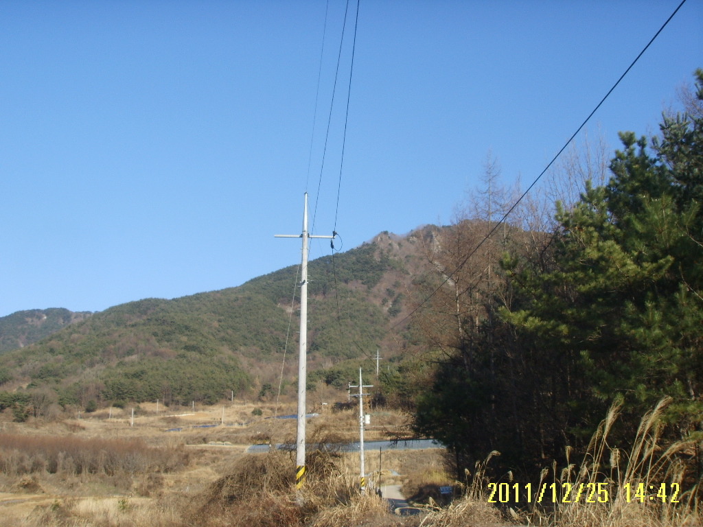 낙화산 정상 이미지
