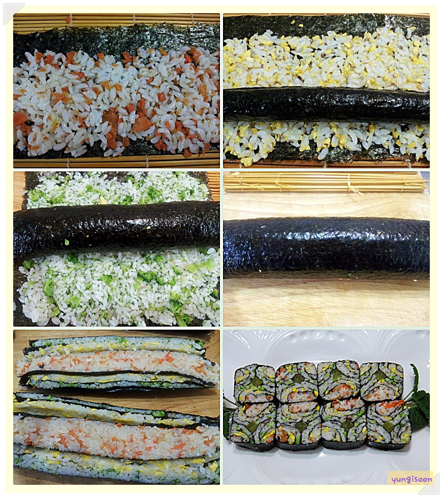 무지개김밥 이미지