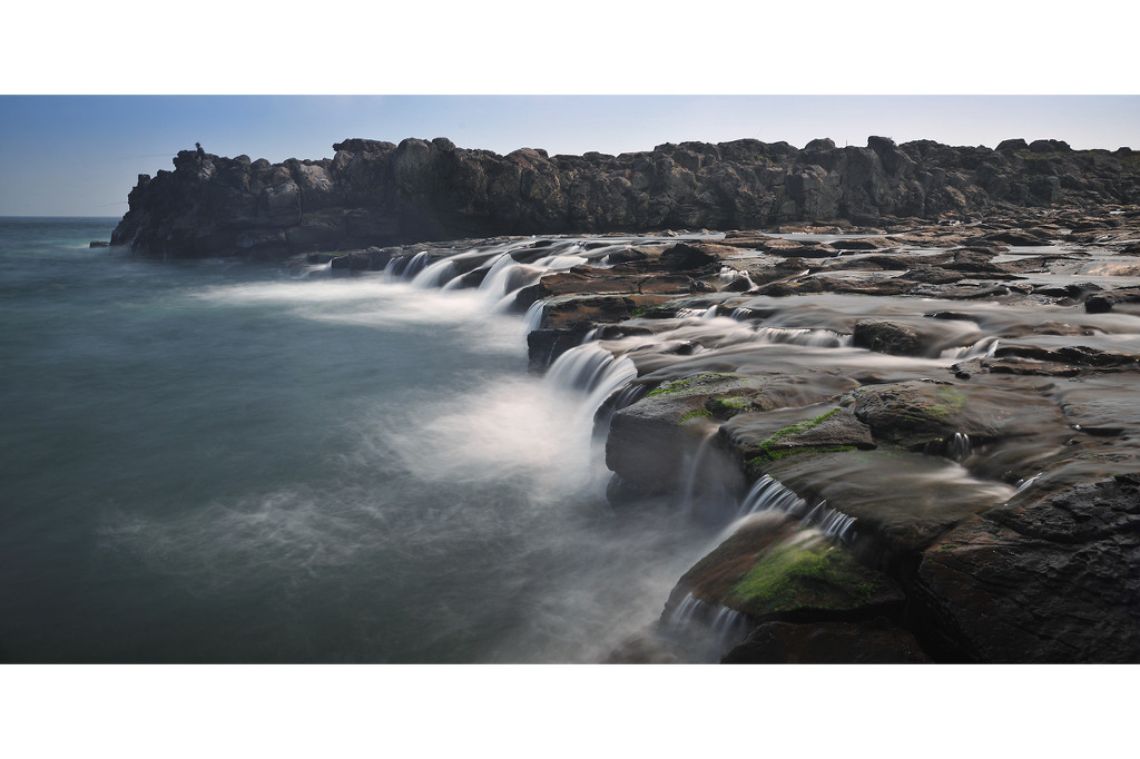 제주도 강정천과 사계리 해안
