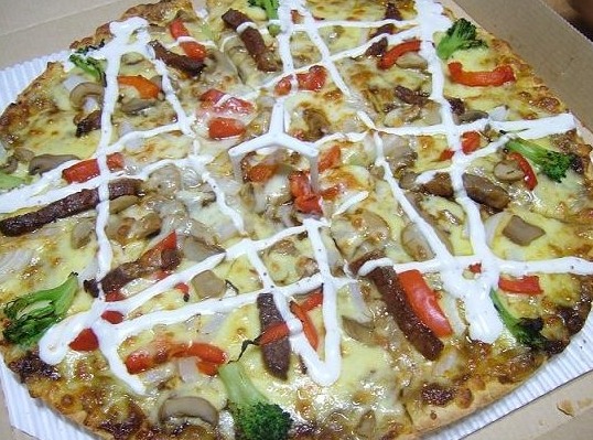 마라치킨피자 이미지