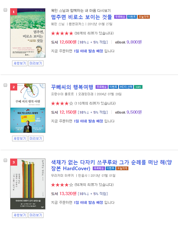 베스트 셀러로 알아보는 대한민국 사람 생각 | 인스티즈