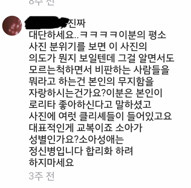 로리타가 성인이 하면 문제가 안된다는 로타 | 인스티즈