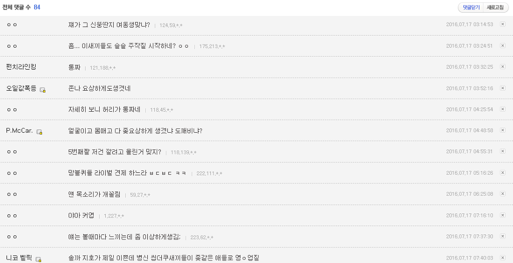 오마이걸 유아가 빻았다는 야갤 놈들 | 인스티즈