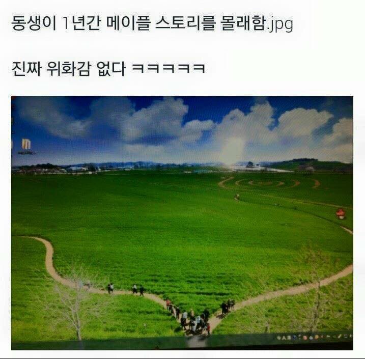 메이플스토리 몰래하기.jpg | 인스티즈