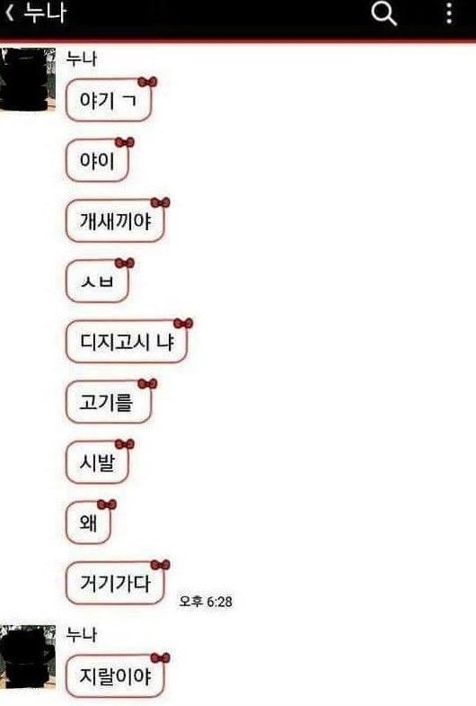 다짜고짜 욕하는 누나 | 인스티즈