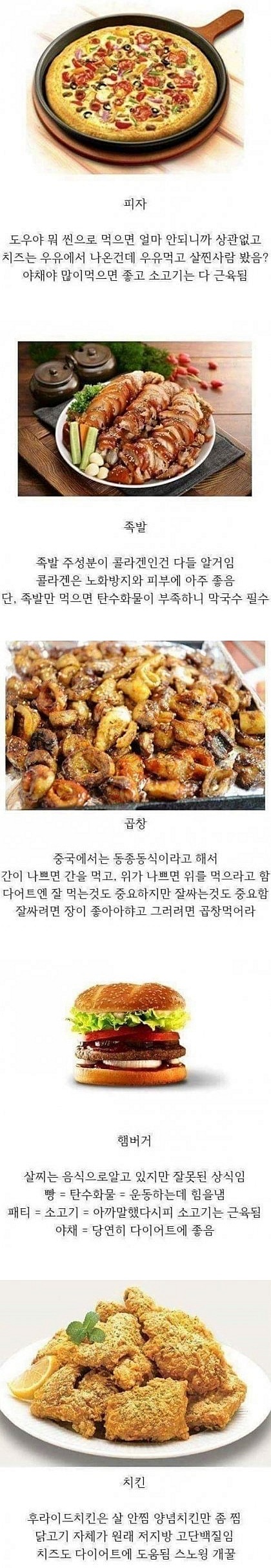 의외로 살 안찐다는 음식들.jpg | 인스티즈