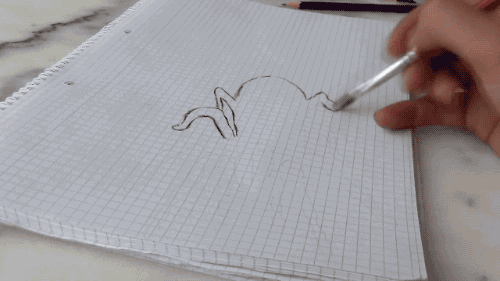 화가 아빠의 리얼한 3D거미 그림과 딸의 반응.GIF | 인스티즈
