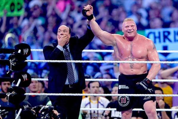 WWE 역사에 남던 그 날 브록 레스너와 폴 헤이먼의 본 모습 | 인스티즈