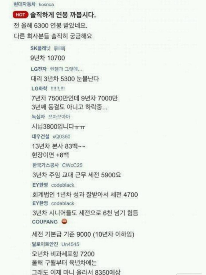 현직자들이 말하는 대기업 연봉.jpg | 인스티즈