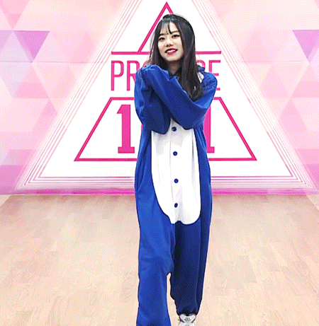 프로듀스101 김소혜 덕후몰이 많이 했던 움짤.gif | 인스티즈