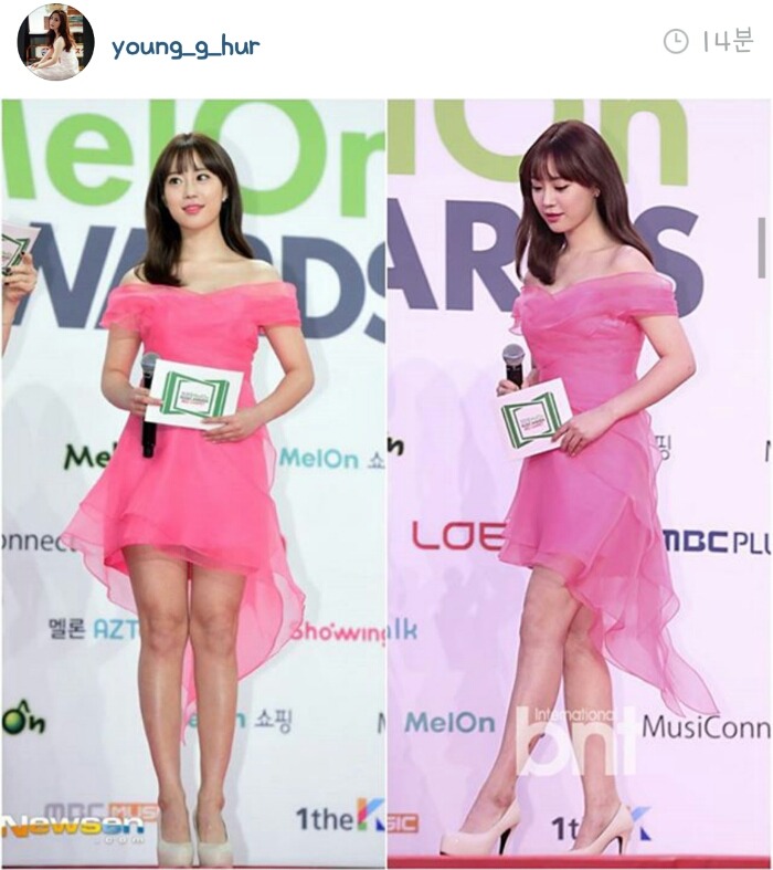 말도 이쁘게하는 카라 허영지(멜론뮤직어워드) | 인스티즈