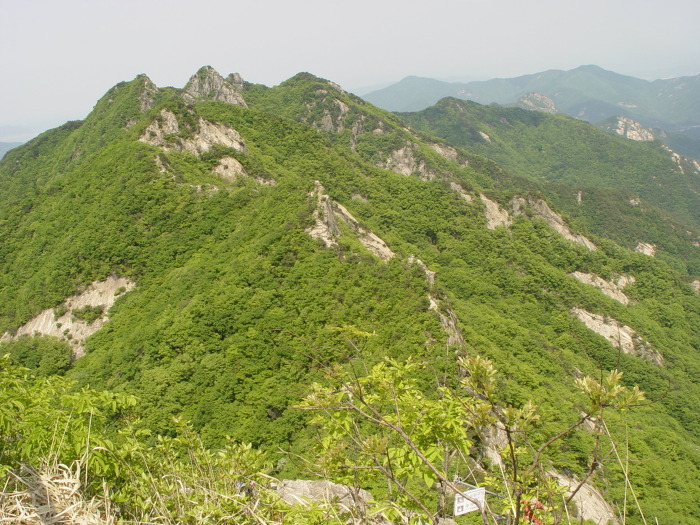 계룡산 경관 이미지