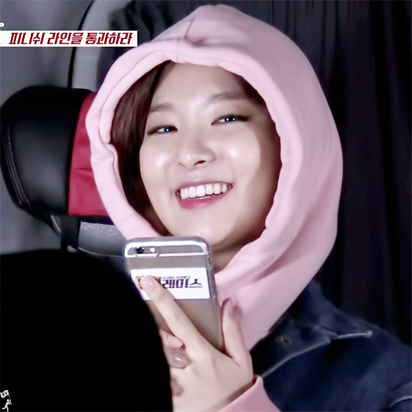 후드가 잘 어울리는 슬기.gif | 인스티즈