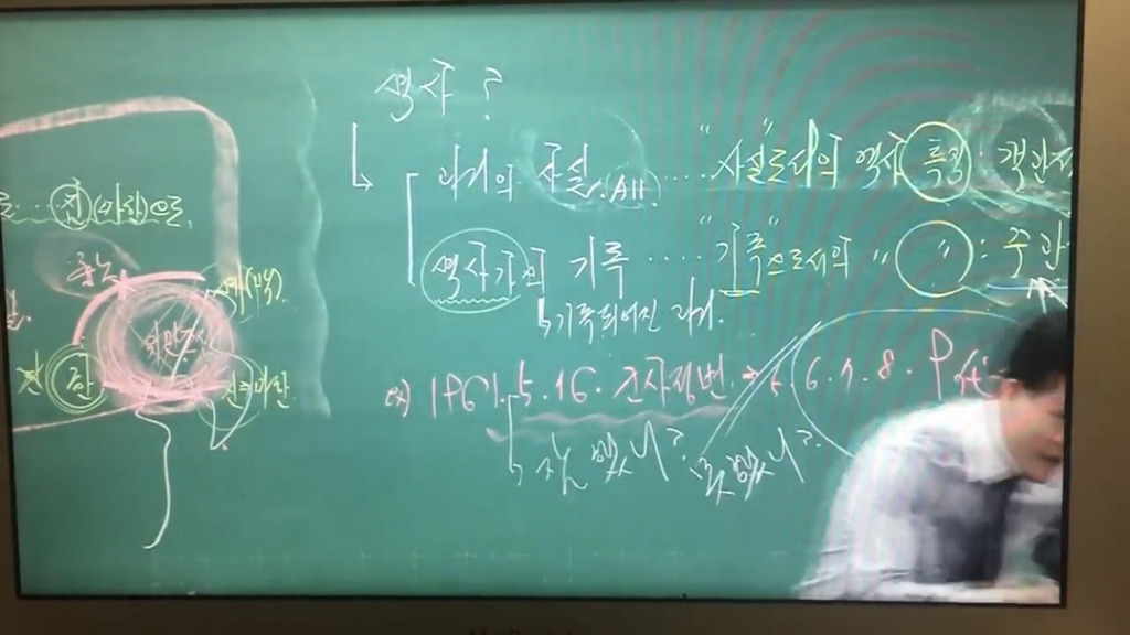 수강생한테 불시에 공격 당하고 고개 숙인 강사 (feat. 전한길 팩트) | 인스티즈