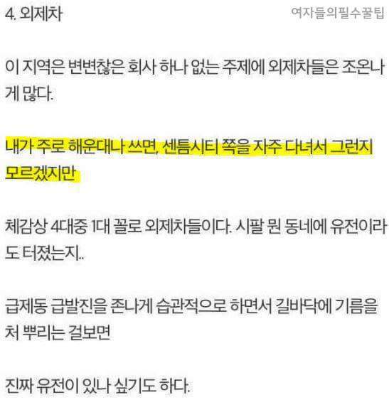 부산을 겪을 손수운전자에게(욕설주의) | 인스티즈