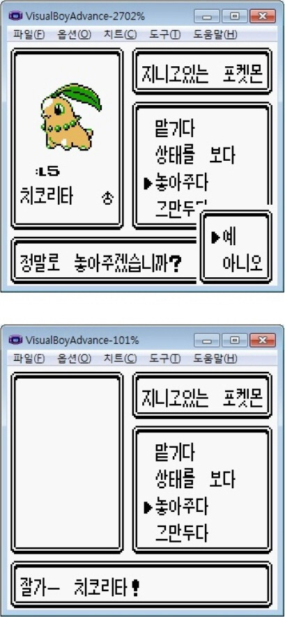 치코리타를 이기면 선물을 주겠다는 포켓몬 트레이너 .jpg | 인스티즈
