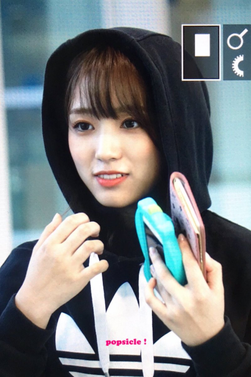 [아이즈원] 헤어(염색)부터 메이크업까지 한국 아이돌화 된"야부키 나코"의 출국 프리뷰 | 인스티즈