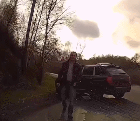 운전 중 시비를 참지 않는 러시아.... gif | 인스티즈