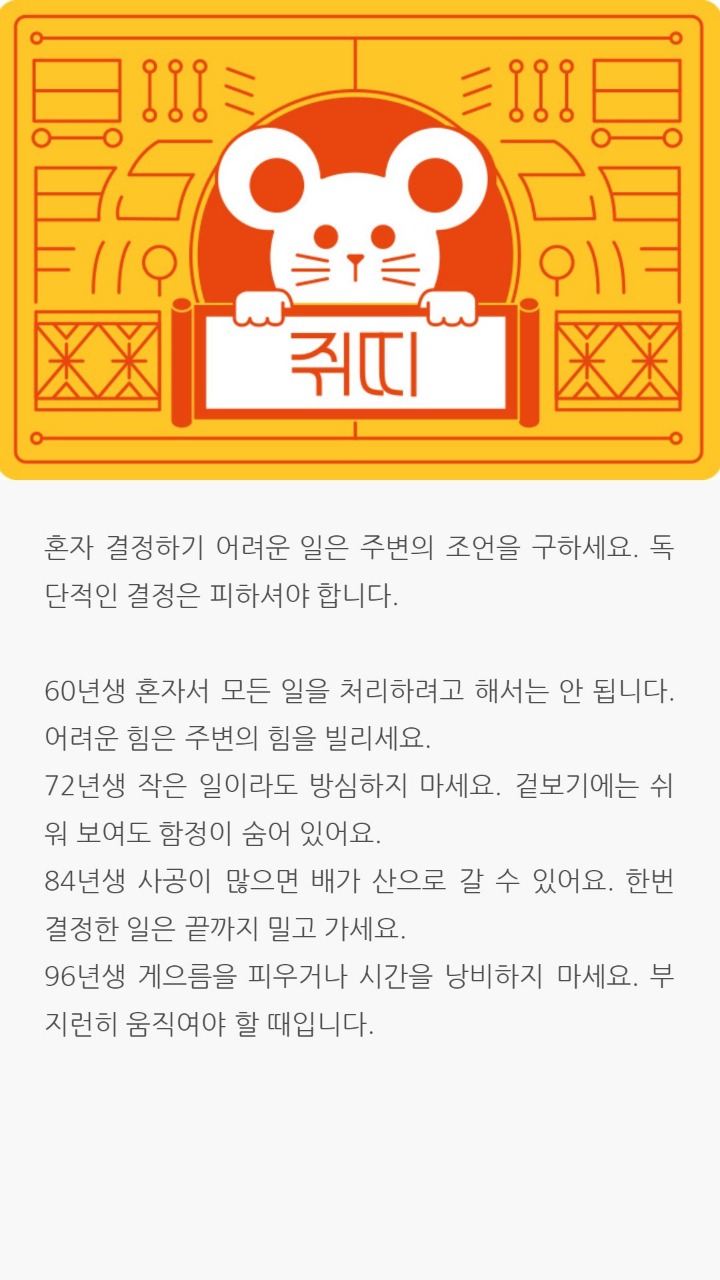 2018년 띠 별 운세 | 인스티즈