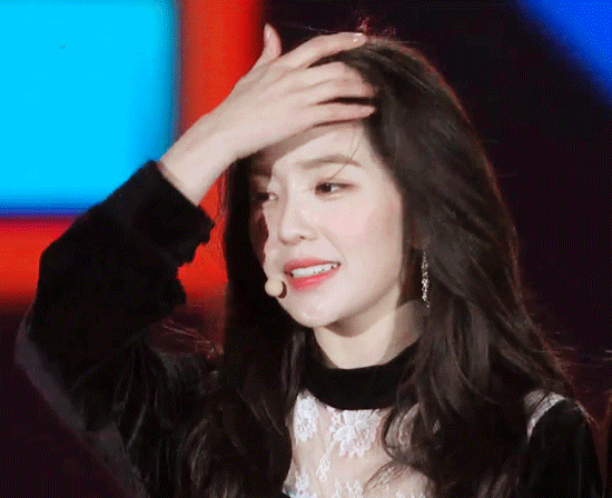 바람맞는 레드벨벳 아이린.gif | 인스티즈