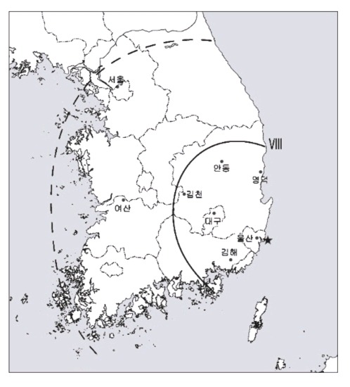 옛날에도 큰 지진이 있었던 경상도 동남부 일대 | 인스티즈